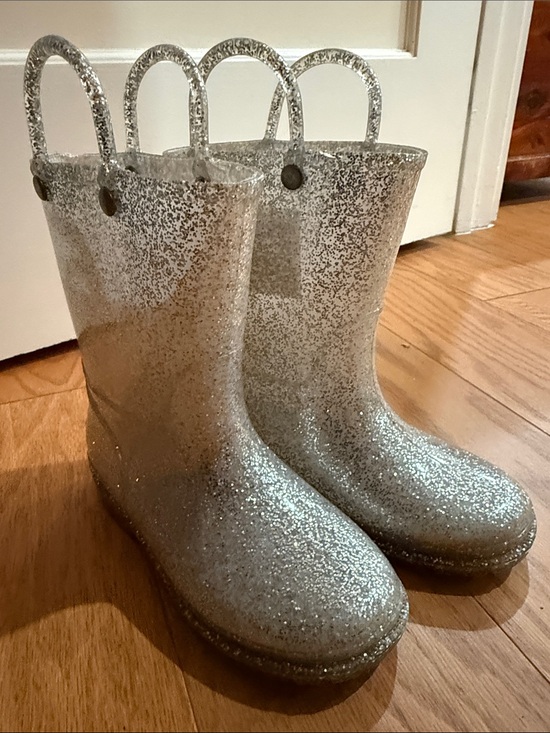 Western Chief Other - Western Chief Silver Glitter Rain Boots